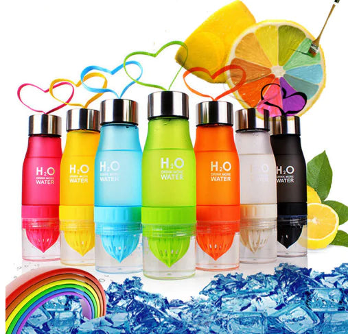 New Colorful Frosted Plastic Lemon Juice Cup