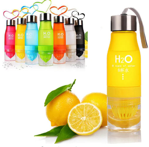 New Colorful Frosted Plastic Lemon Juice Cup